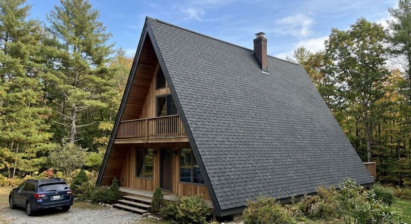A Frame Roof Installation in Cape May, NJ