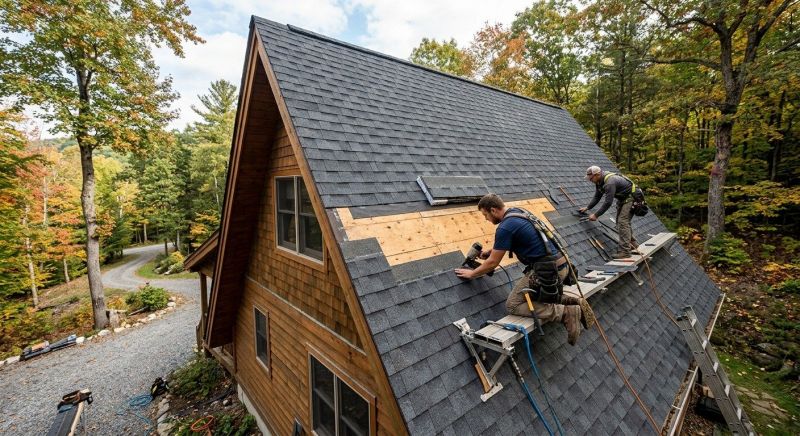 A Frame Roof Repair in Cape May, NJ