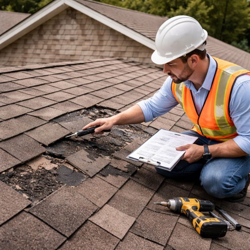 Asphalt Roof Inspection in Ocean View, NJ