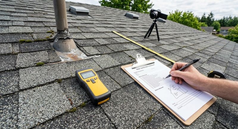Asphalt Roof Inspection in Villas, NJ