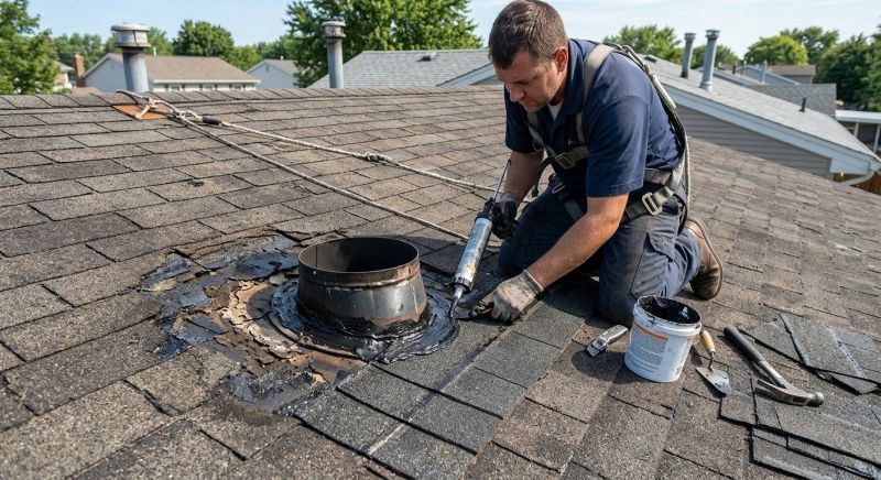 Asphalt Roof Leak Repair in Cape May County, NJ