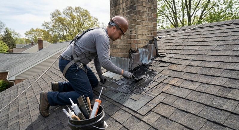 Asphalt Roof Leak Repair in Cape May Court House, NJ