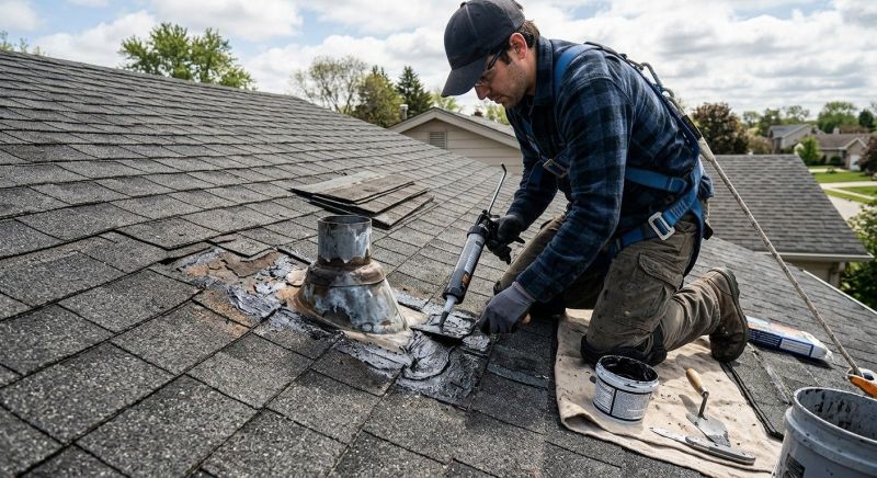 Asphalt Roof Leak Repair in Cape May Court House, NJ
