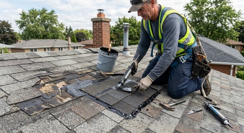 Asphalt Roof Leak Repair in Port Elizabeth, NJ