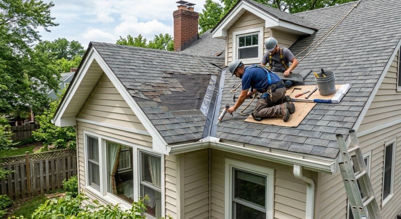Asphalt Roof Repair in Villas, NJ