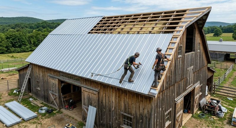 Barn Roof Construction in Cape May, NJ