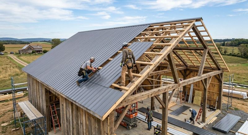 Barn Roof Construction in Cape May, NJ