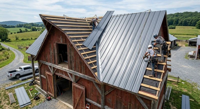 Barn Roof Construction in Cape May, NJ