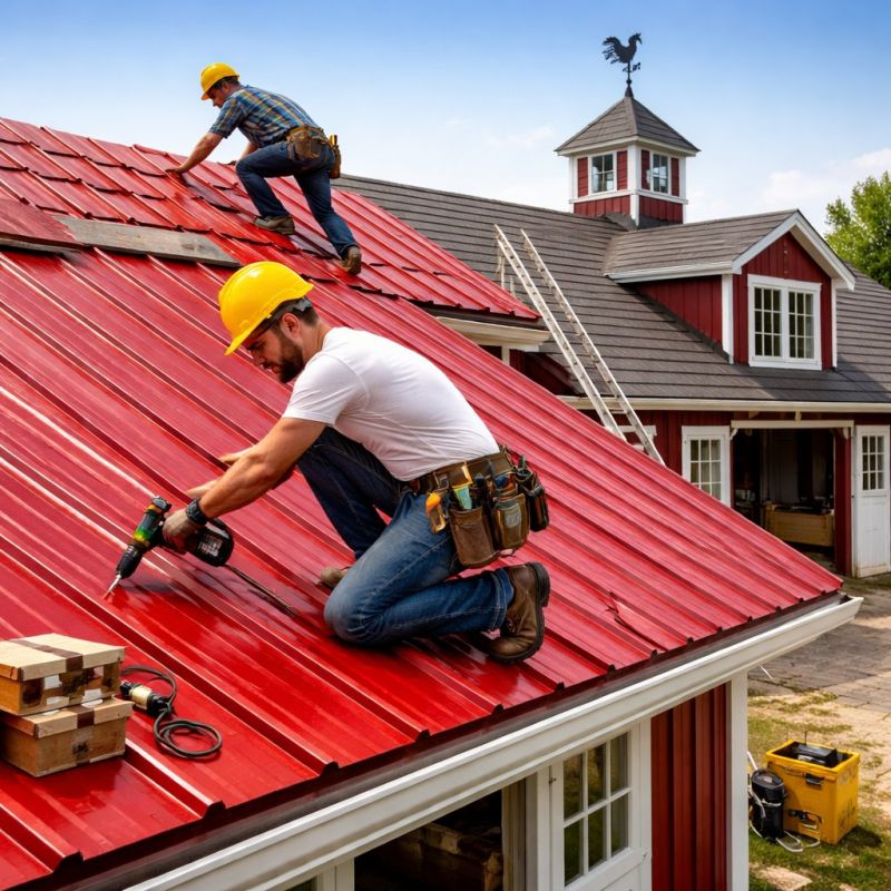 Barn Roof Installation in Cape May, NJ