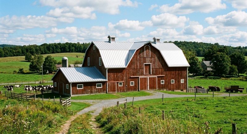Barn Roof Replacement in Milton, DE