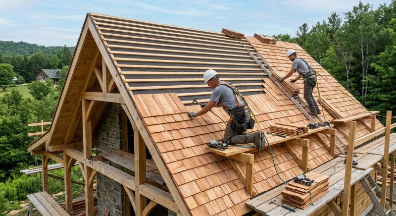 Cedar Roof Installation in Dewey Beach, DE