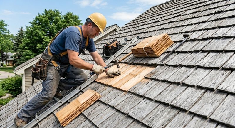 Cedar Shake Roof Repair in Cape May County, NJ
