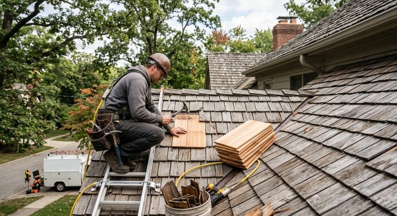 Cedar Shake Roof Repair in Milton, DE