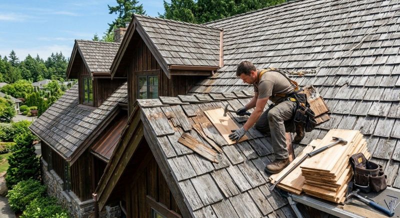 Cedar Shingles Repair in Cape May County, NJ