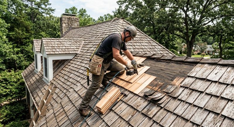 Cedar Shingles Repair in Cape May Court House, NJ