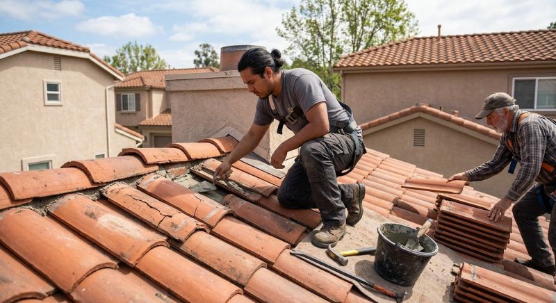 Clay Roof Leak Repair in Cape May, NJ