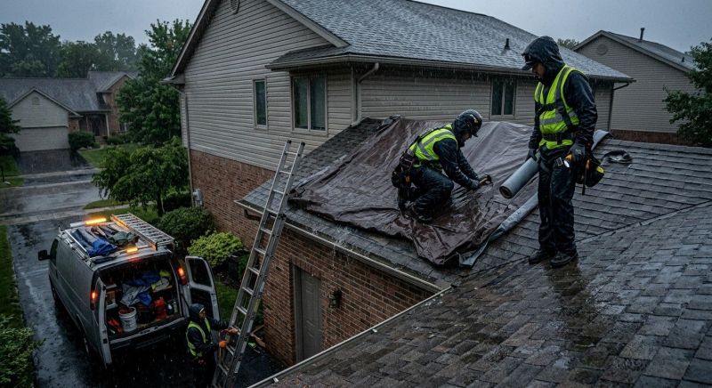 Collapsing Roof Repair in Cape May, NJ