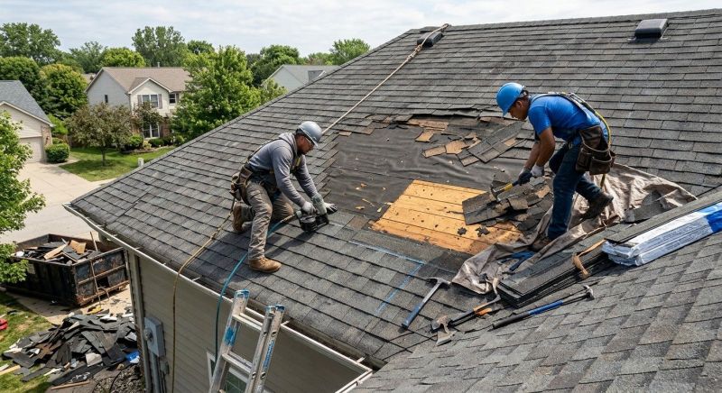 Damaged Roof Repair in Cape May, NJ