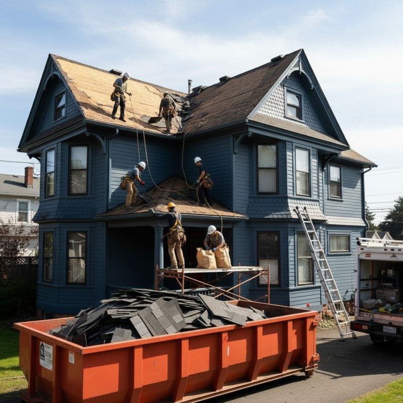 Damaged Roof Replacement in Cape May, NJ