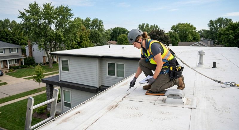 Flat Roof Inspection in Cape May, NJ