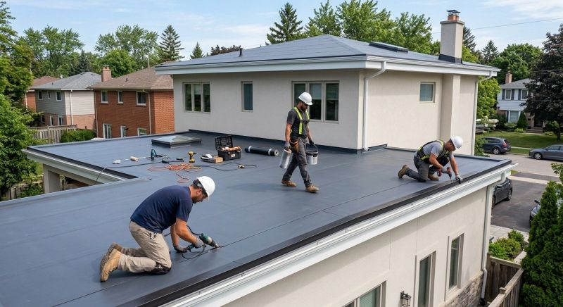Flat Roof Installation in Cape May, NJ