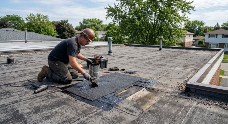 Flat Roof Leak Repair in Cape May, NJ