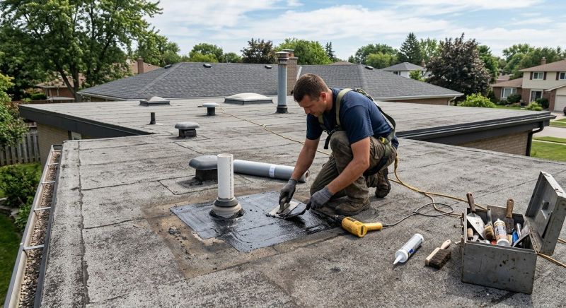 Flat Roof Repair in Cape May, NJ