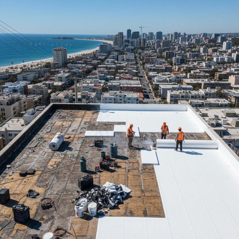 Flat Roof Replacement in Lewes, DE