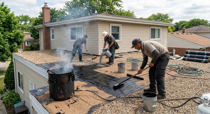 Flat Roof Tar Repair in Cape May, NJ