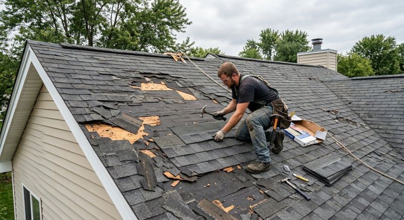 Hail Damage Roof Repair in Cape May Court House, NJ