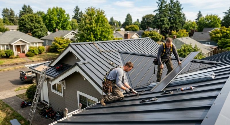Metal Roof Repair in Port Elizabeth, NJ