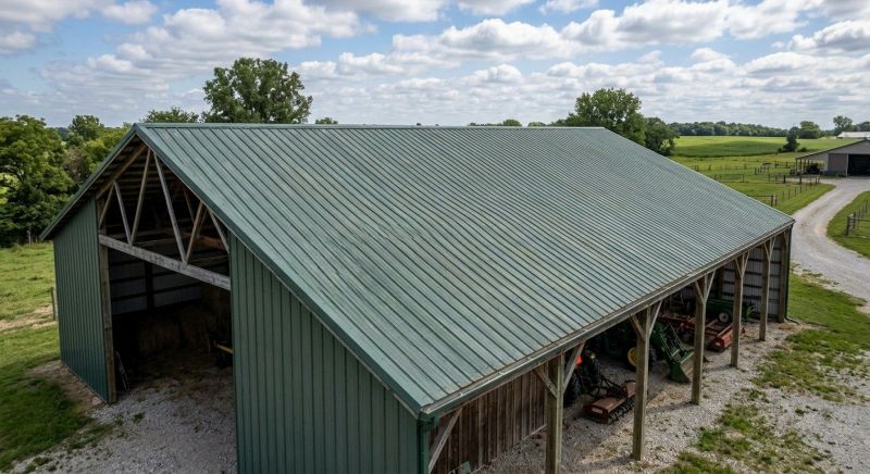 Pole Barn Roof Repair in Cape May Court House, NJ
