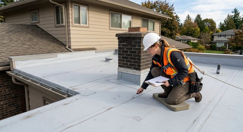 Rubber Roof Inspection in Cape May, NJ