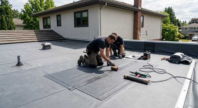 Rubber Roof Repair in Cape May County, NJ