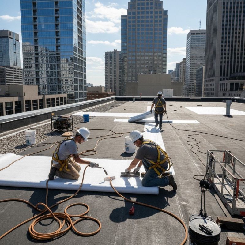 Single Ply Roof Repair in Wildwood, NJ