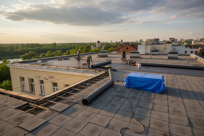 Single Ply Roof Replacement in Cape May, NJ