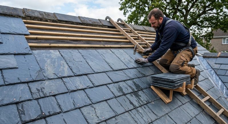 Slate Roof Construction in Port Elizabeth, NJ