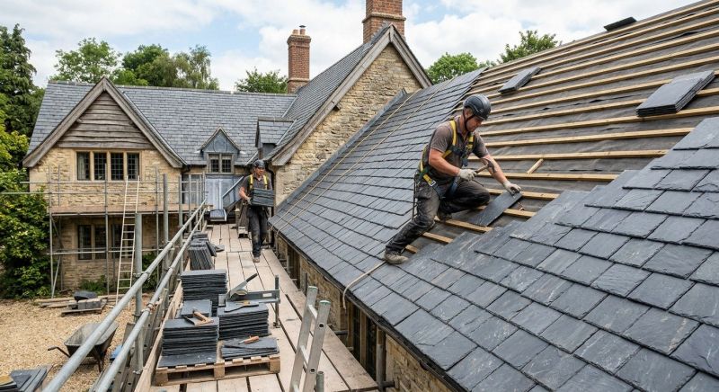 Slate Roof Installation in Cape May, NJ