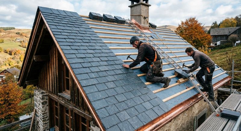 Slate Roof Installation in Port Elizabeth, NJ