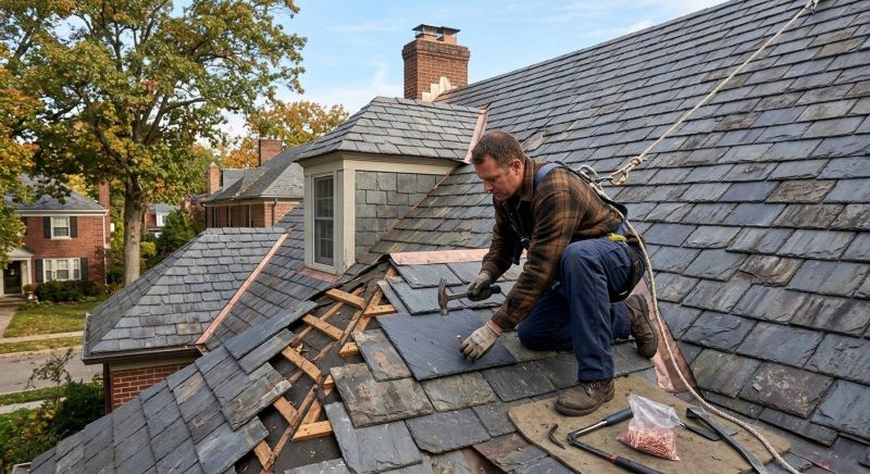 Slate Roof Repair in Lewes, DE