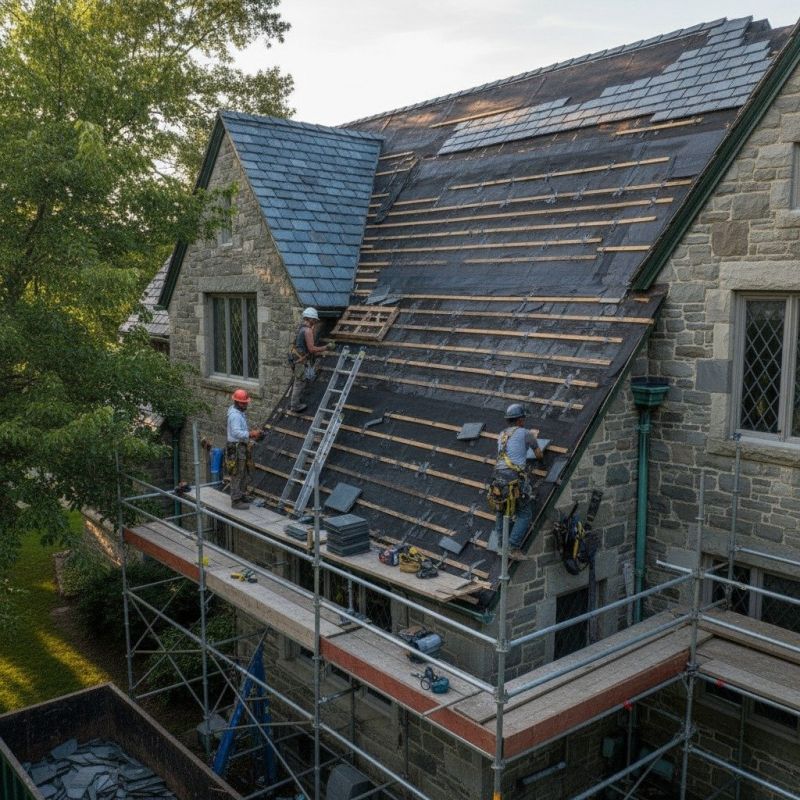 Slate Roof Replacement in Milton, DE