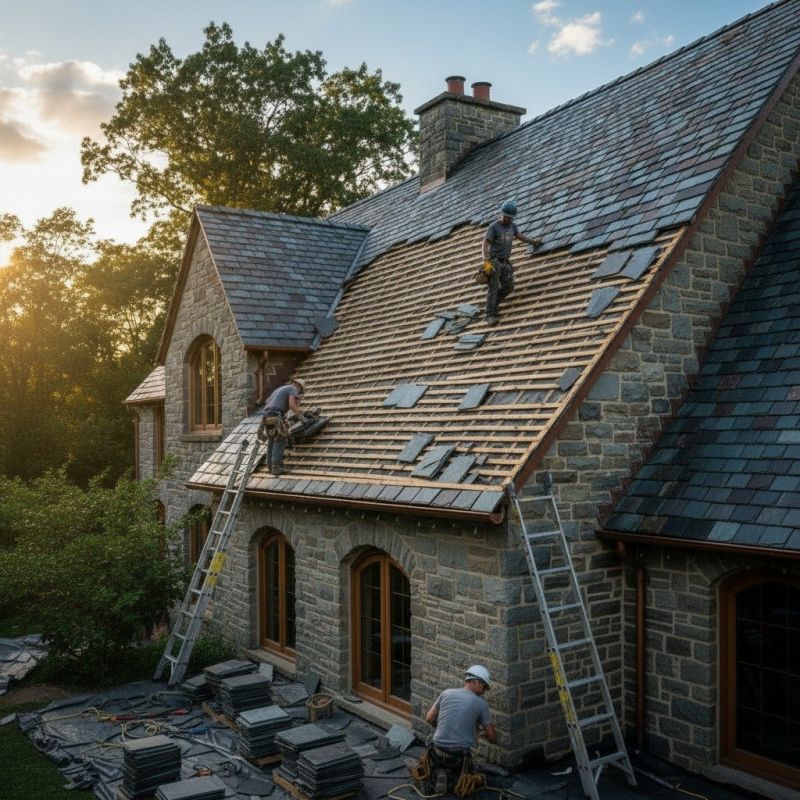Slate Roof Replacement in Ocean View, NJ