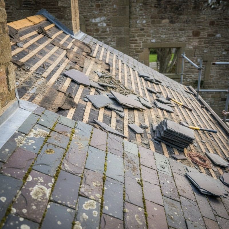Slate Roof Replacement in Port Elizabeth, NJ
