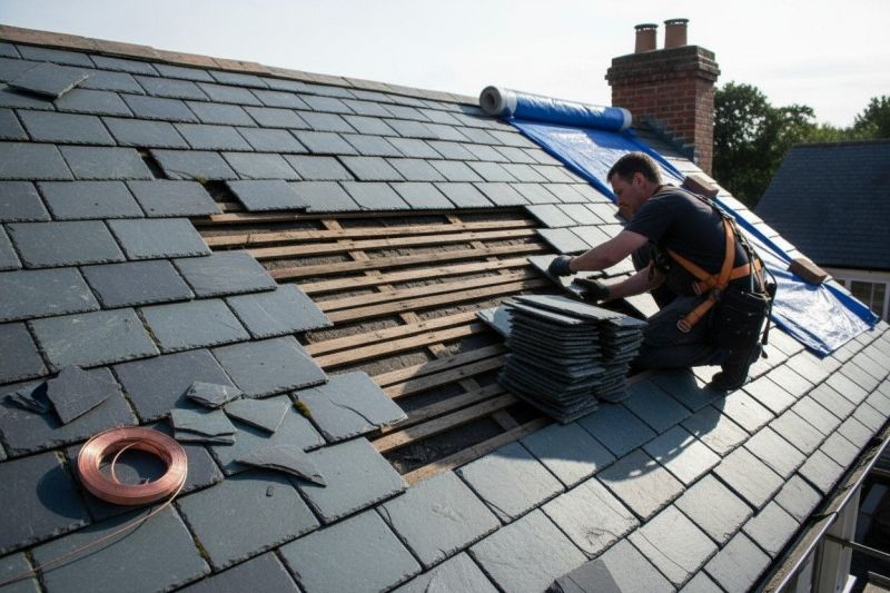 Slate Shingles Repair in Cape May County, NJ