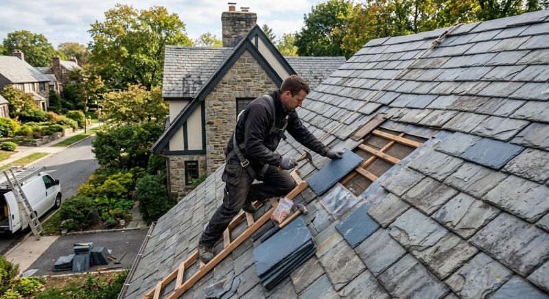 Slate Shingles Repair in Port Elizabeth, NJ
