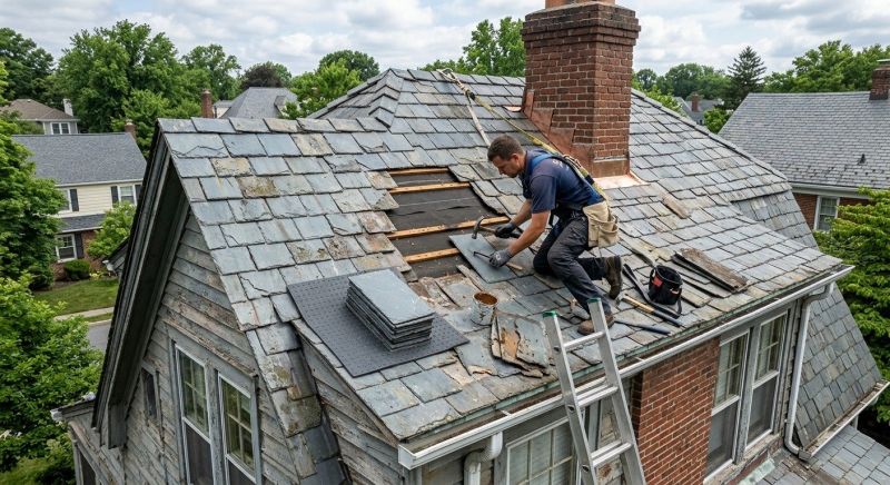 Slate Shingles Repair in Wildwood, NJ