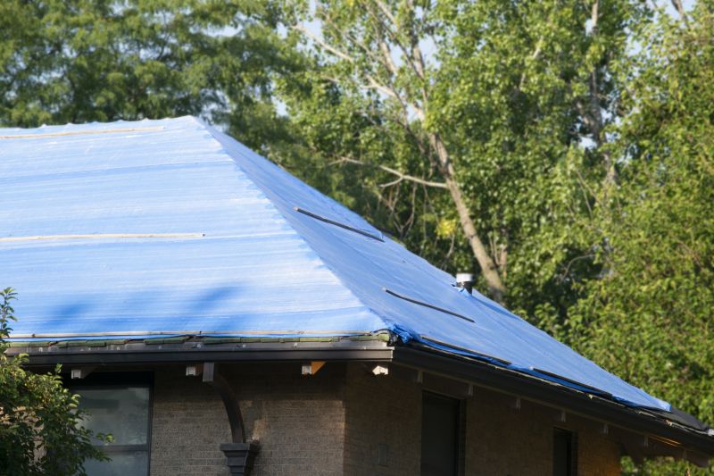 Storm Damage Roof Tarping in Cape May, NJ