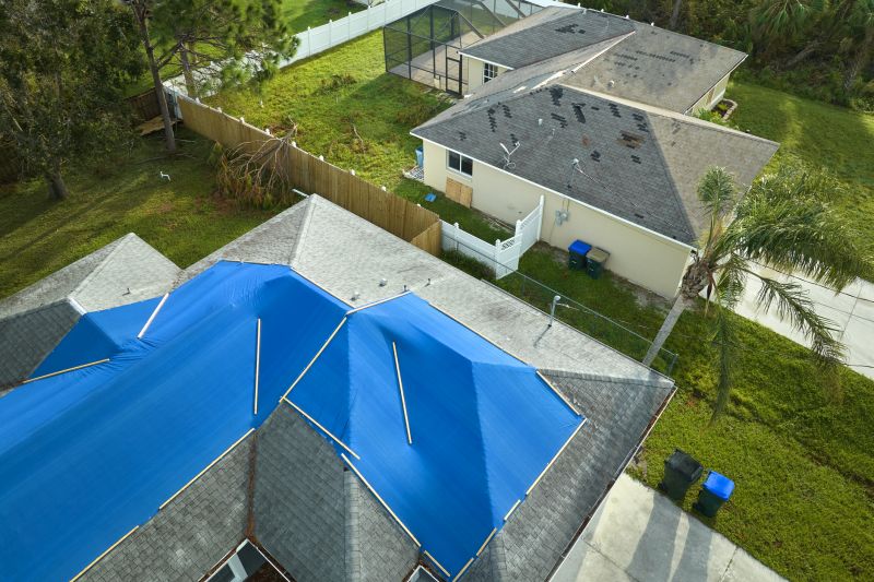 Storm Damage Roof Tarping in Cape May, NJ