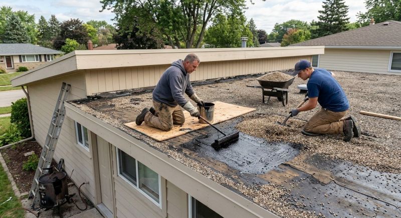 Tar And Gravel Roof Repair in Lewes, DE