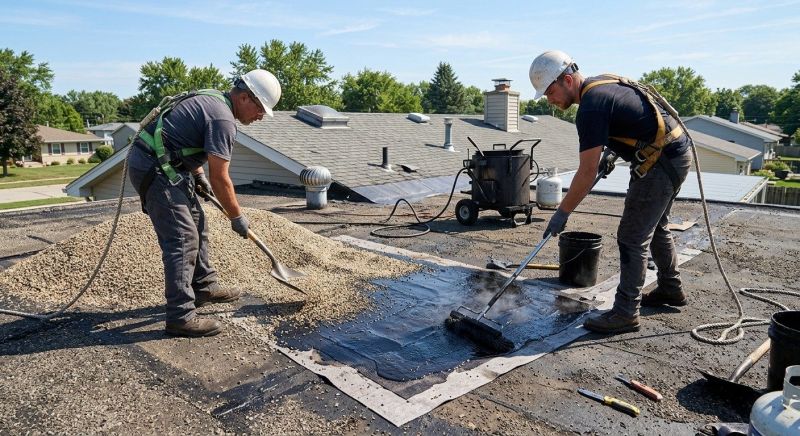 Tar And Gravel Roof Repair in Villas, NJ